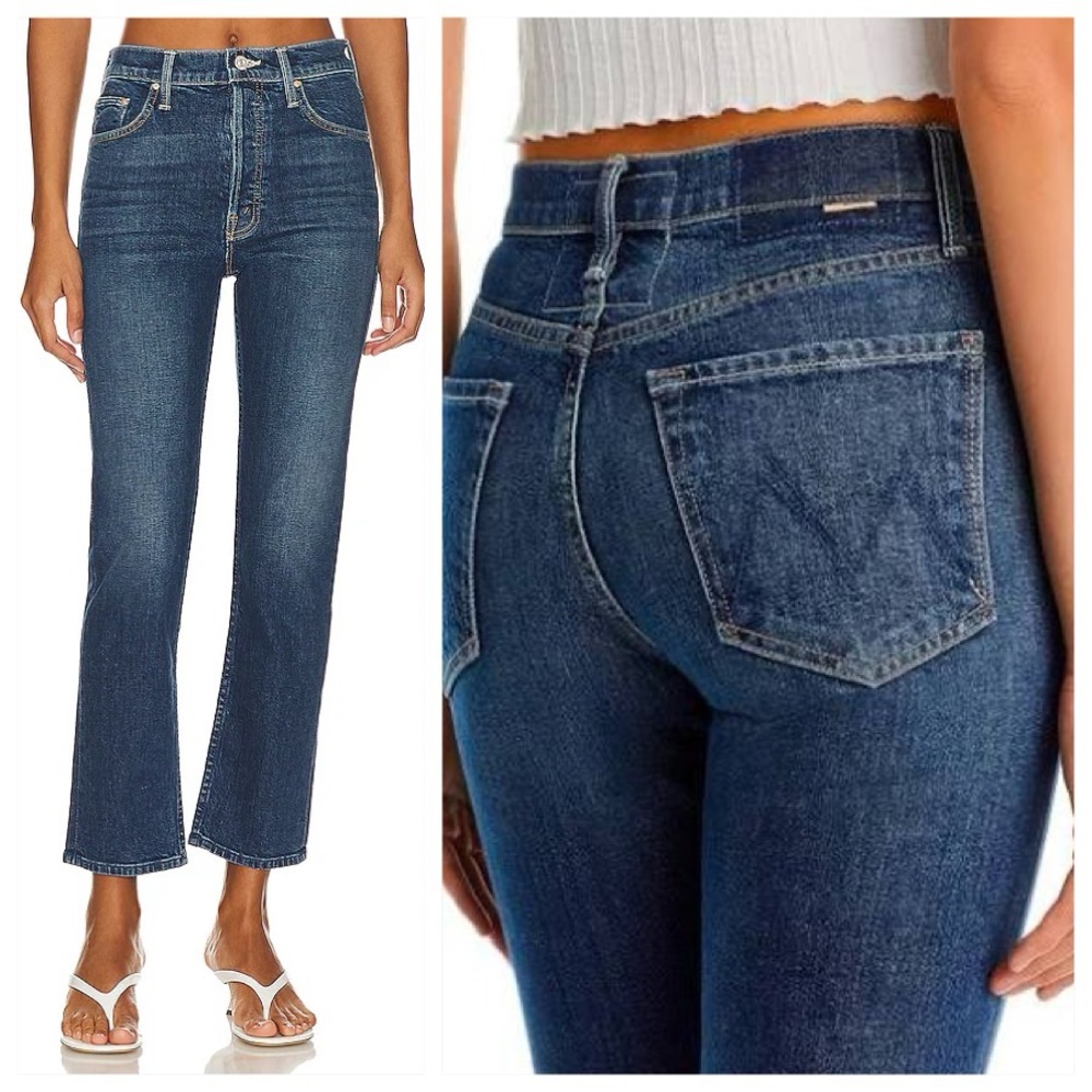 MOTHER The Tomcat Ankle Jeans in Cannonball Size 25